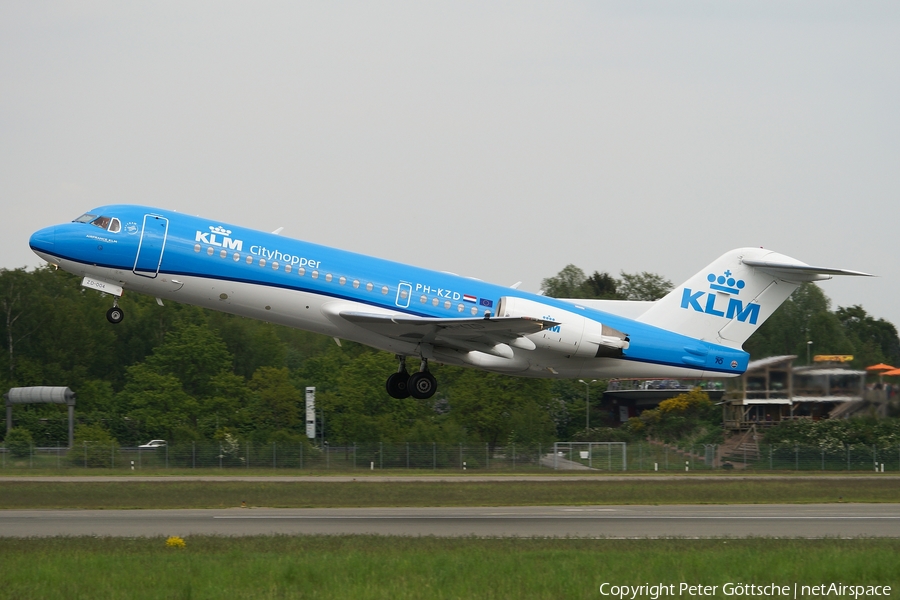 KLM Cityhopper Fokker 70 (PH-KZD) | Photo 76935