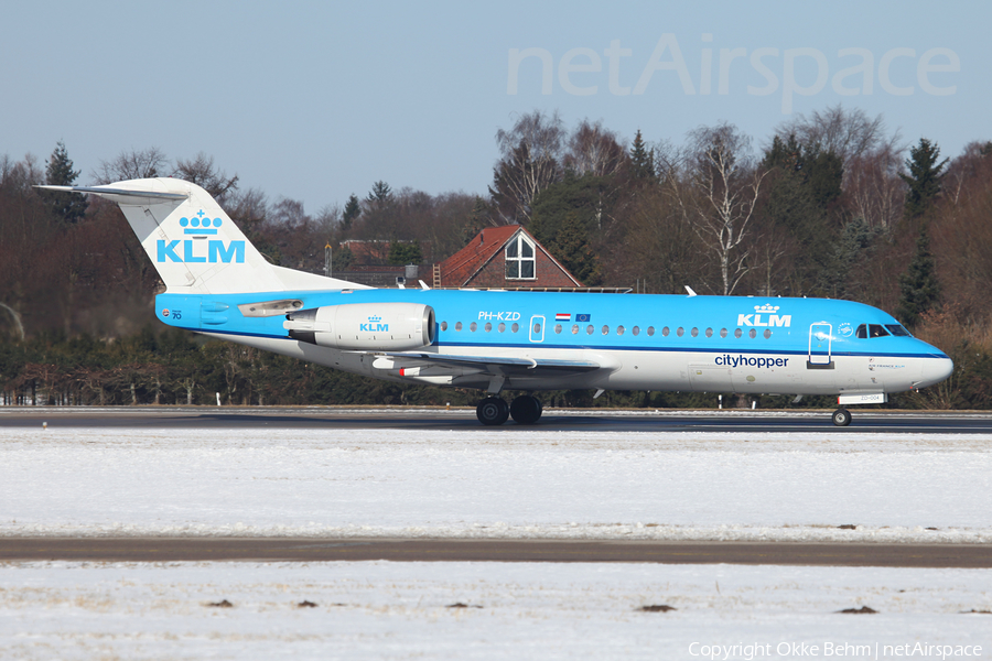 KLM Cityhopper Fokker 70 (PH-KZD) | Photo 84628