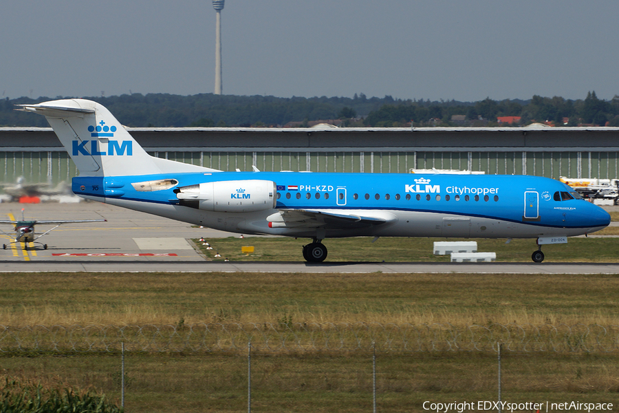 KLM Cityhopper Fokker 70 (PH-KZD) | Photo 275953