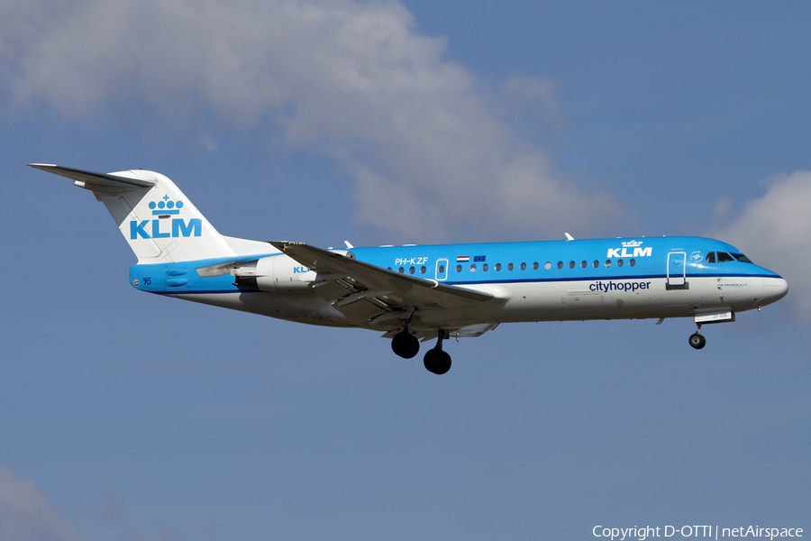 KLM Cityhopper Fokker 70 (PH-KZF) | Photo 404400