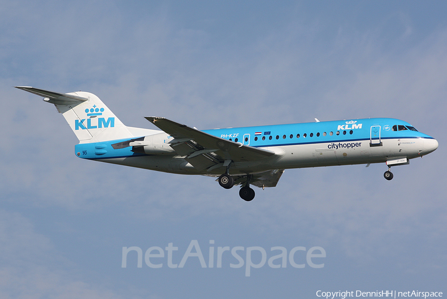 KLM Cityhopper Fokker 70 (PH-KZF) | Photo 405830