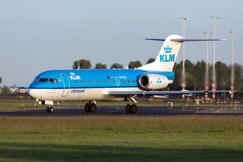 KLM Cityhopper Fokker 70 (PH-KZF) at  Amsterdam - Schiphol, Netherlands