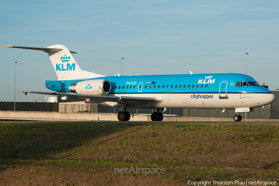 KLM Cityhopper Fokker 70 (PH-KZF) | Photo 64987