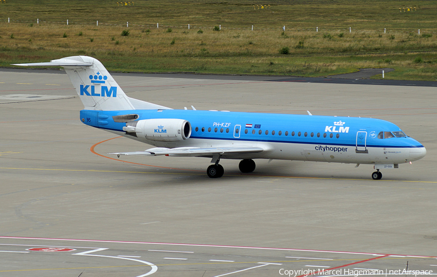 KLM Cityhopper Fokker 70 (PH-KZF) | Photo 129451