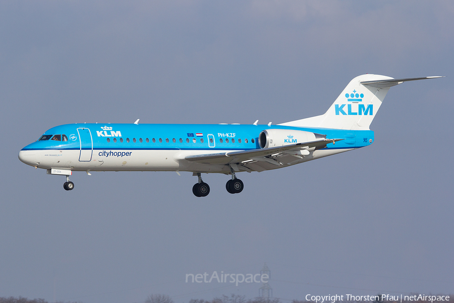 KLM Cityhopper Fokker 70 (PH-KZF) | Photo 62191