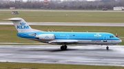 KLM Cityhopper Fokker 70 (PH-KZG) at  Dusseldorf - International, Germany