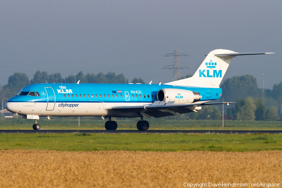 KLM Cityhopper Fokker 70 (PH-KZI) | Photo 11364