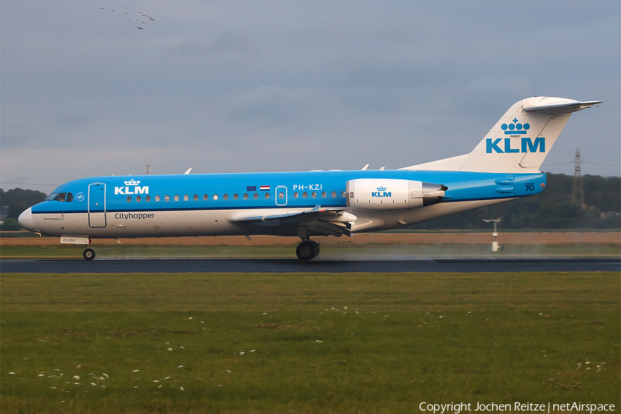 KLM Cityhopper Fokker 70 (PH-KZI) | Photo 117303