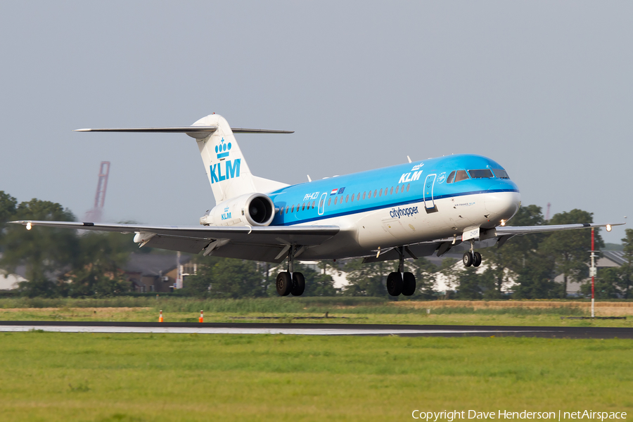 KLM Cityhopper Fokker 70 (PH-KZI) | Photo 14416