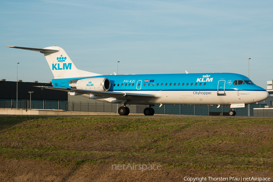 KLM Cityhopper Fokker 70 (PH-KZI) | Photo 64988