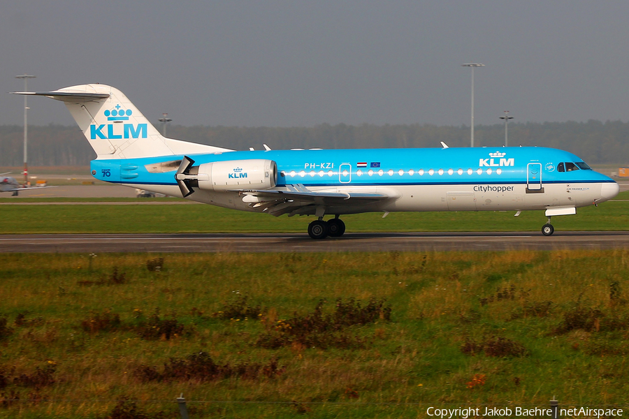 KLM Cityhopper Fokker 70 (PH-KZI) | Photo 193877