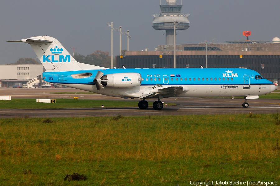 KLM Cityhopper Fokker 70 (PH-KZI) | Photo 193878