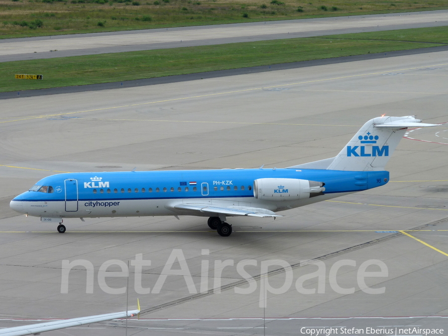 KLM Cityhopper Fokker 70 (PH-KZK) | Photo 490592
