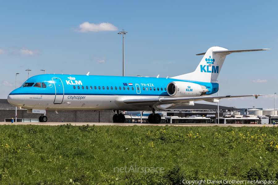 KLM Cityhopper Fokker 70 (PH-KZK) | Photo 90883
