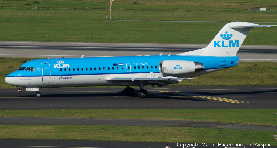 KLM Cityhopper Fokker 70 (PH-KZK) | Photo 117197