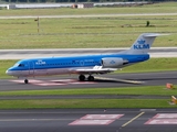 KLM Cityhopper Fokker 70 (PH-KZK) at  Dusseldorf - International, Germany