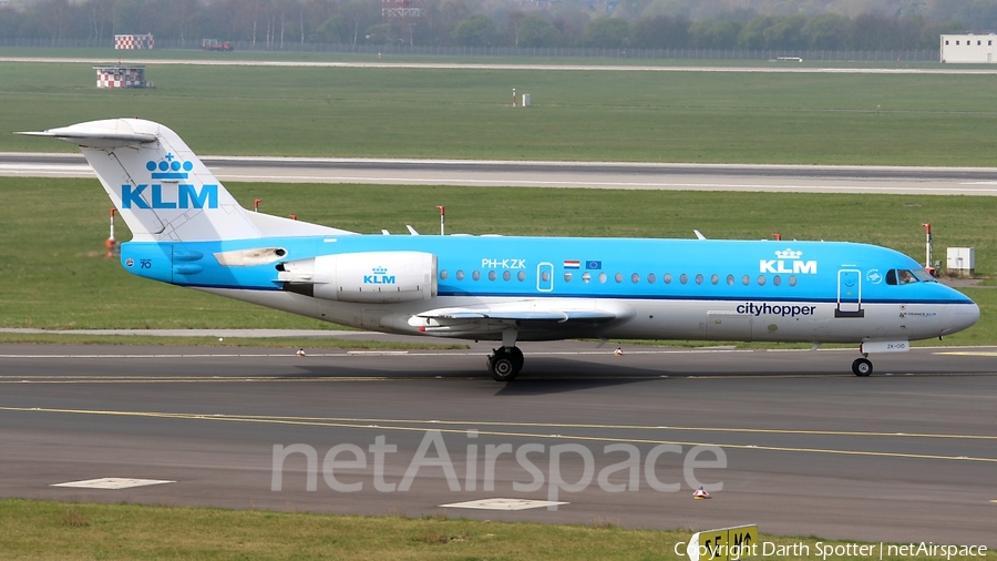 KLM Cityhopper Fokker 70 (PH-KZK) | Photo 206210
