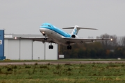 KLM Cityhopper Fokker 70 (PH-KZK) at  Hannover - Langenhagen, Germany