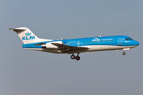 KLM Cityhopper Fokker 70 (PH-KZL) at  Amsterdam - Schiphol, Netherlands