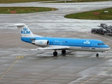KLM Cityhopper Fokker 70 (PH-KZL) at  Stuttgart, Germany