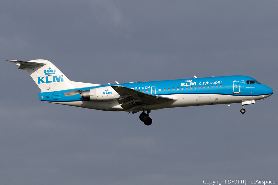 KLM Cityhopper Fokker 70 (PH-KZM) | Photo 529490