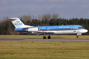 KLM Cityhopper Fokker 70 (PH-KZM) at  Hamburg - Fuhlsbuettel (Helmut Schmidt), Germany