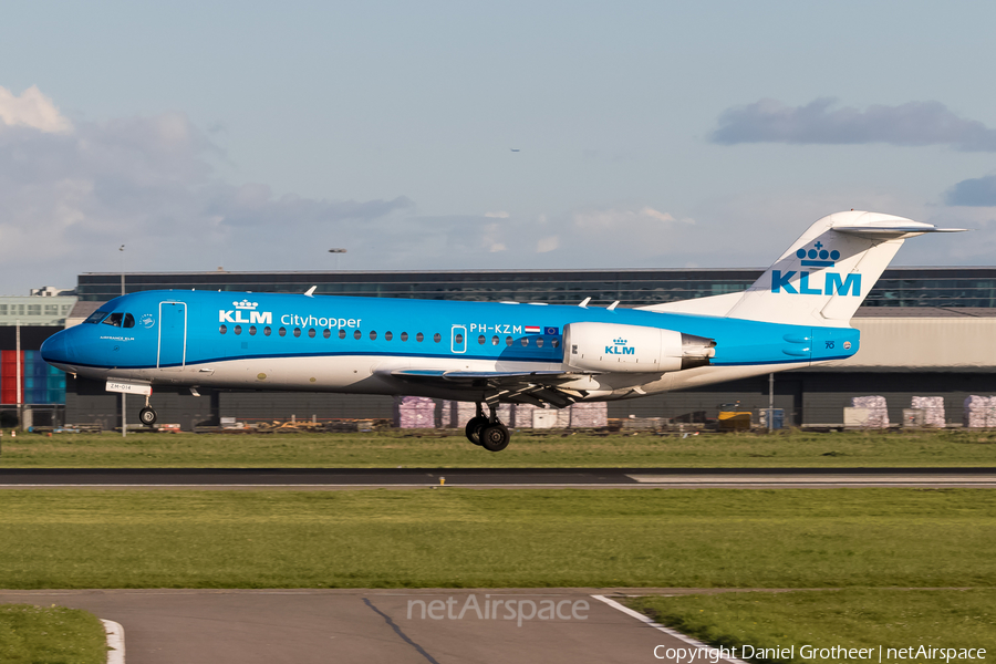 KLM Cityhopper Fokker 70 (PH-KZM) | Photo 116195