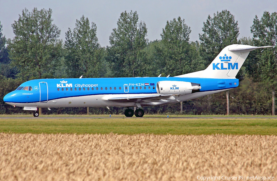 KLM Cityhopper Fokker 70 (PH-KZM) | Photo 119752