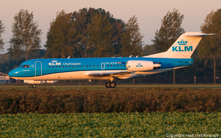 KLM Cityhopper Fokker 70 (PH-KZM) | Photo 125279