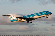 KLM Cityhopper Fokker 70 (PH-KZM) at  Amsterdam - Schiphol, Netherlands