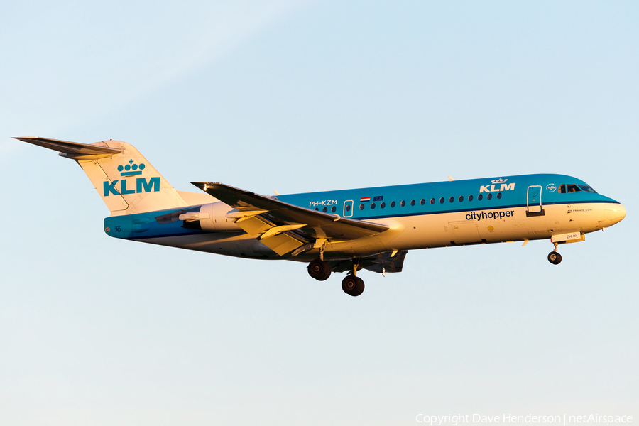 KLM Cityhopper Fokker 70 (PH-KZM) | Photo 34755