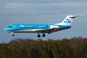 KLM Cityhopper Fokker 70 (PH-KZM) at  Hannover - Langenhagen, Germany