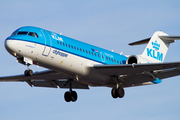 KLM Cityhopper Fokker 70 (PH-KZM) at  London - Heathrow, United Kingdom