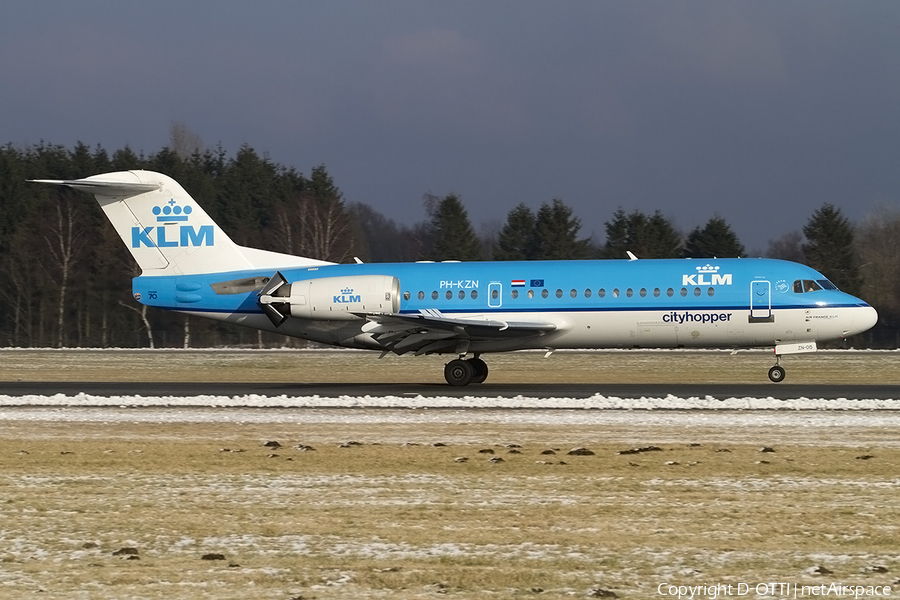 KLM Cityhopper Fokker 70 (PH-KZN) | Photo 401346