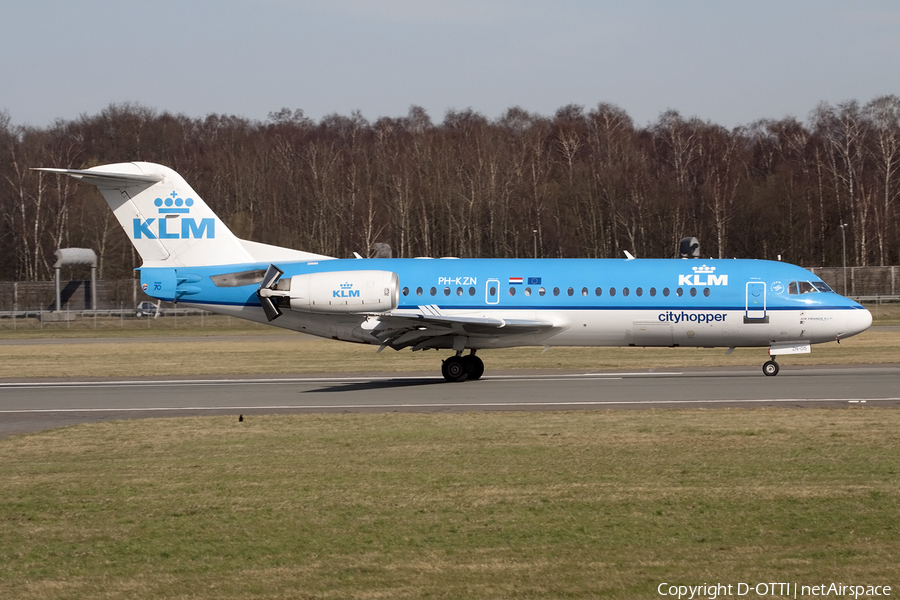 KLM Cityhopper Fokker 70 (PH-KZN) | Photo 434877