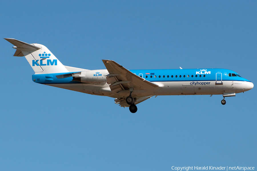 KLM Cityhopper Fokker 70 (PH-KZN) | Photo 303146