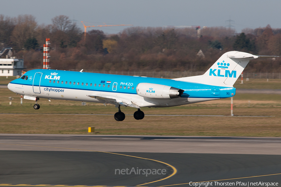 KLM Cityhopper Fokker 70 (PH-KZO) | Photo 65165