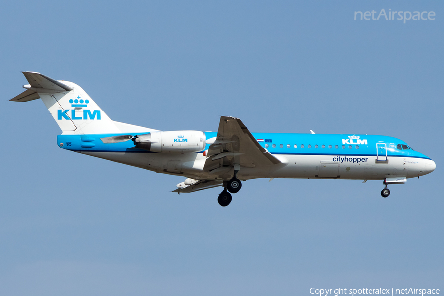 KLM Cityhopper Fokker 70 (PH-KZO) | Photo 102264