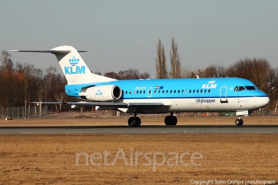 KLM Cityhopper Fokker 70 (PH-KZO) | Photo 19483