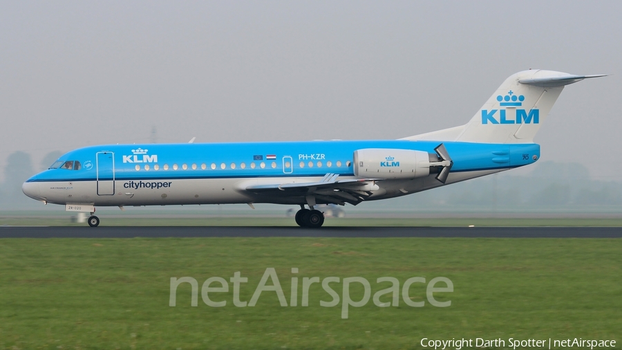 KLM Cityhopper Fokker 70 (PH-KZR) | Photo 216644