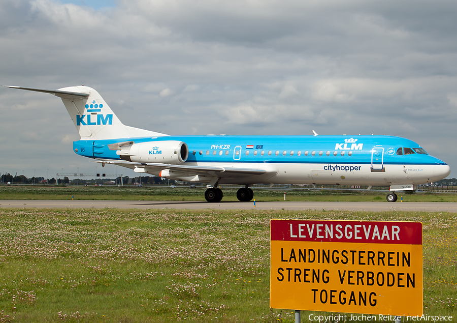 KLM Cityhopper Fokker 70 (PH-KZR) | Photo 78895