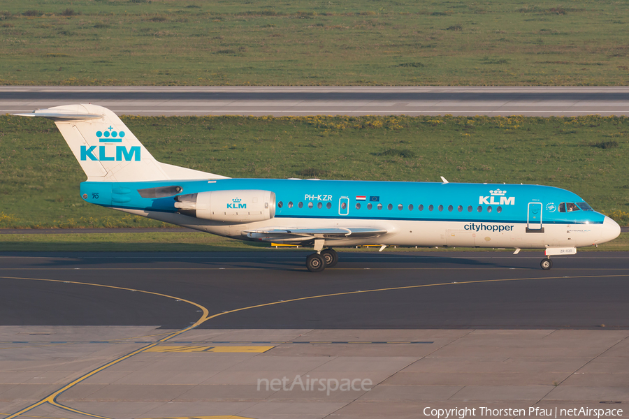 KLM Cityhopper Fokker 70 (PH-KZR) | Photo 87506