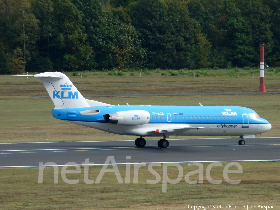 KLM Cityhopper Fokker 70 (PH-KZS) | Photo 491164