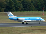 KLM Cityhopper Fokker 70 (PH-KZS) at  Cologne/Bonn, Germany