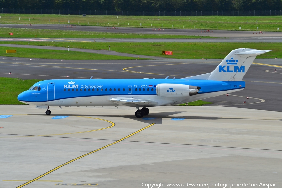 KLM Cityhopper Fokker 70 (PH-KZS) | Photo 345651