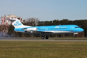 KLM Cityhopper Fokker 70 (PH-KZS) at  Hamburg - Fuhlsbuettel (Helmut Schmidt), Germany