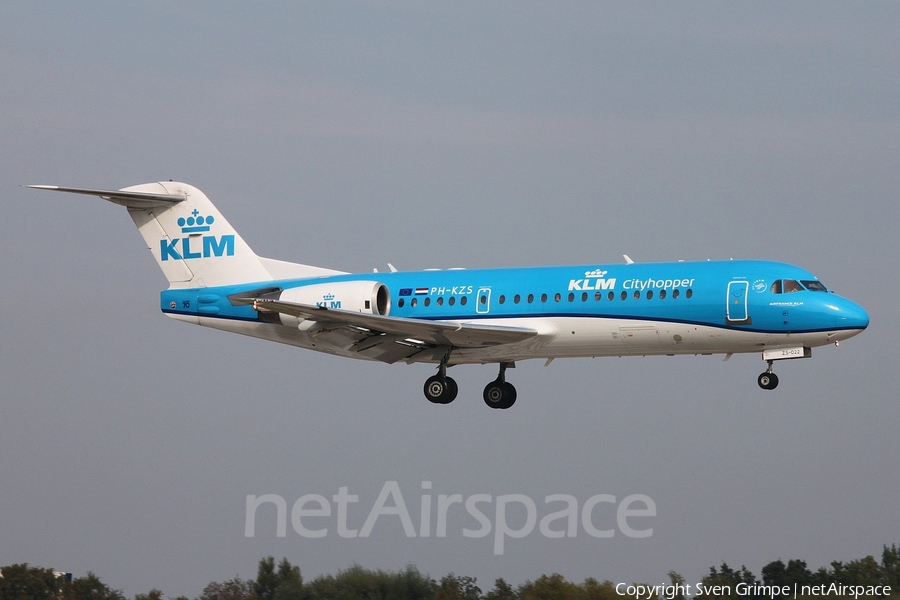 KLM Cityhopper Fokker 70 (PH-KZS) | Photo 87600