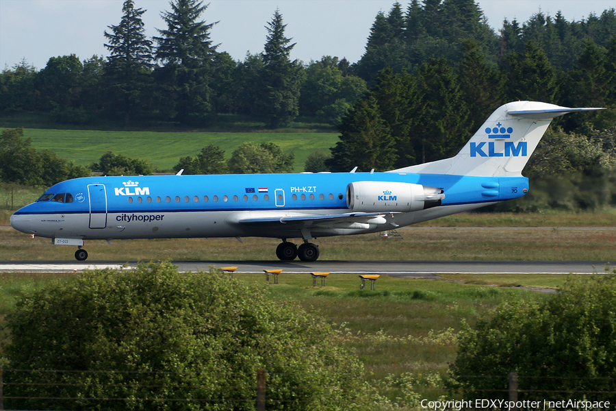 KLM Cityhopper Fokker 70 (PH-KZT) | Photo 279859