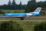 KLM Cityhopper Fokker 70 (PH-KZT) at  Billund, Denmark