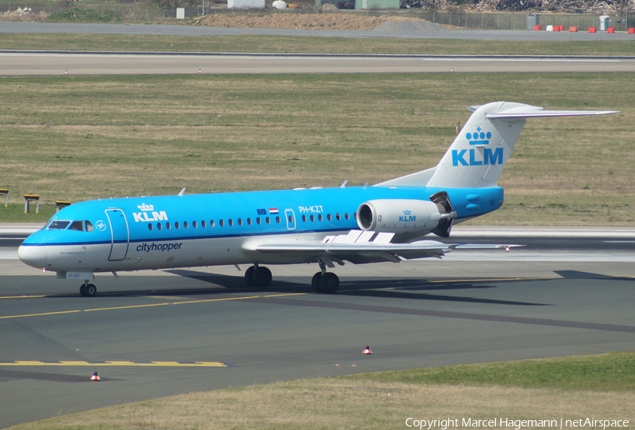 KLM Cityhopper Fokker 70 (PH-KZT) | Photo 124706